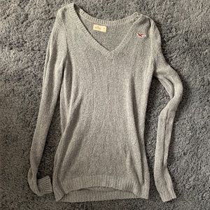 Gray Hollister Light long sleeve Sweater